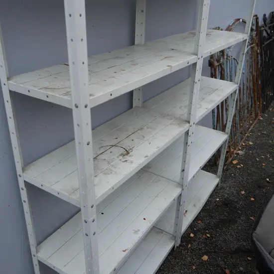 Metal shelf