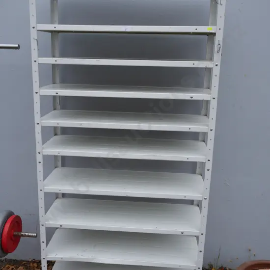 Metal shelf