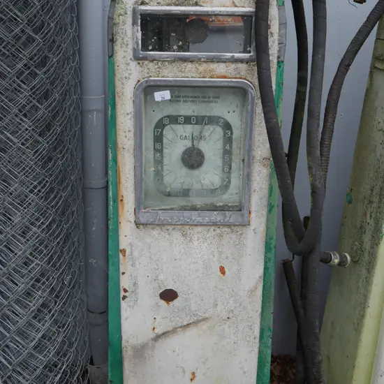Vintage petrol pump