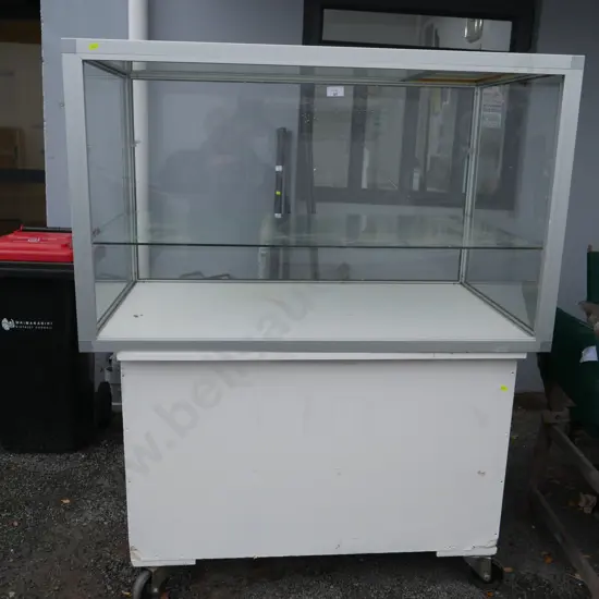 Display case on stand