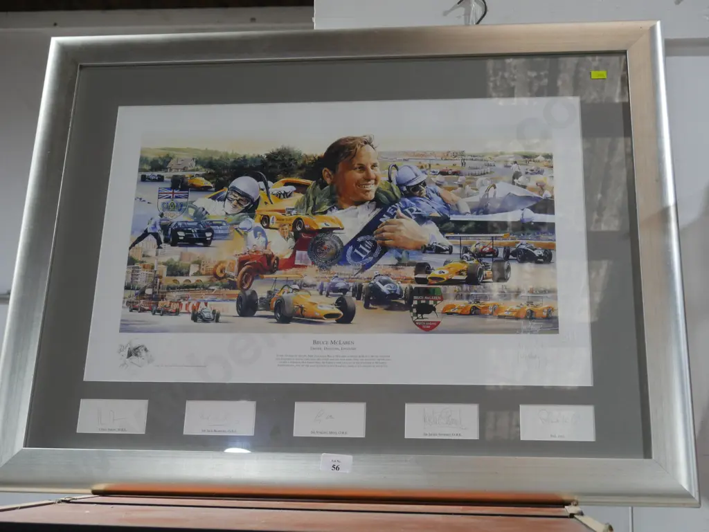 Bruce McLaren framed print Image 1++