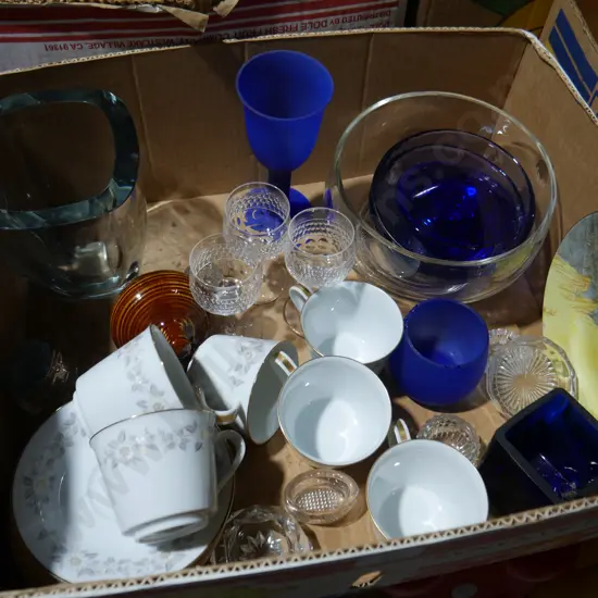 China, glassware etc