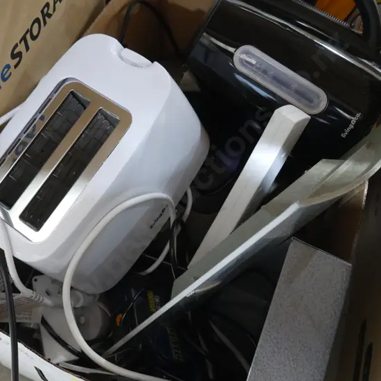 Jug, toaster, clock etc