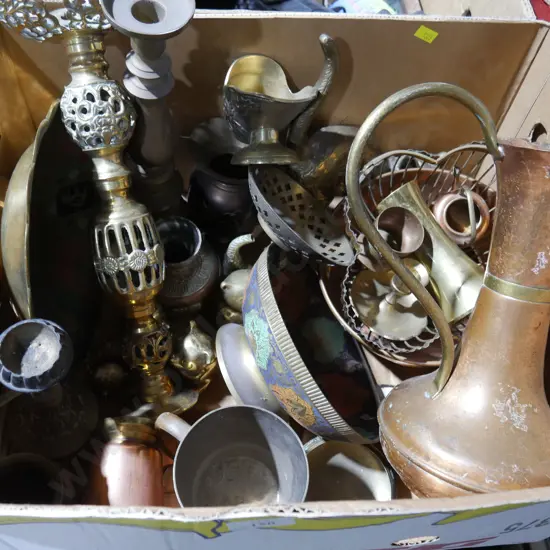 Brassware, copperware etc
