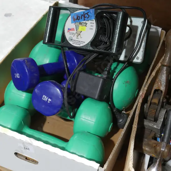 Weights and massager