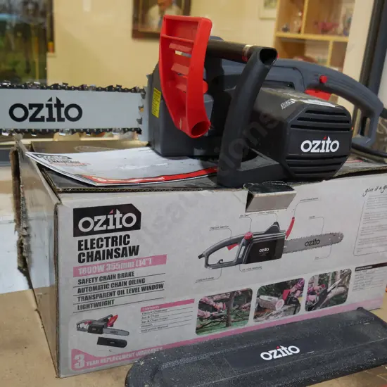 Ozito electric chainsaw