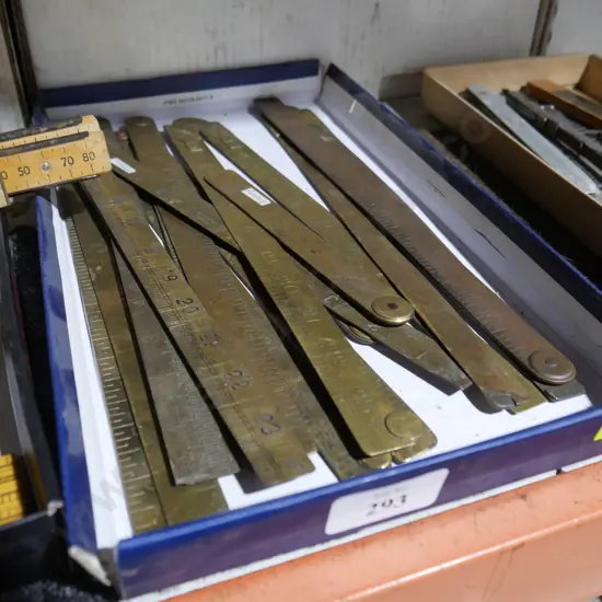 Brass rulers