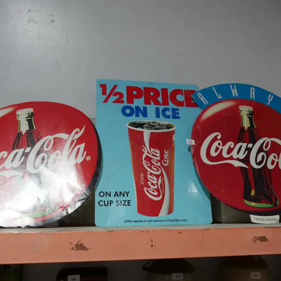 Coca cola signs