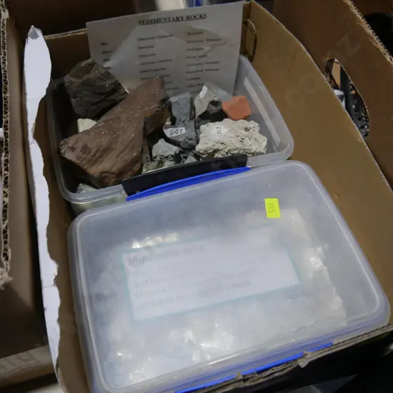 Sedimentary rocks , mica