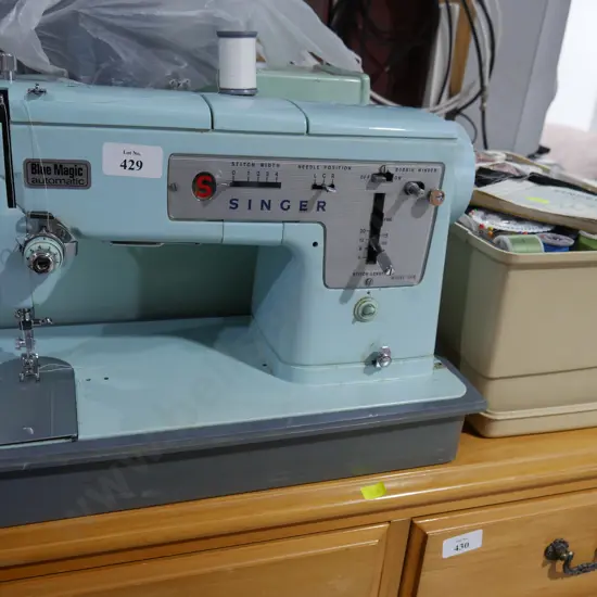 Singer sewing machine, and supplies