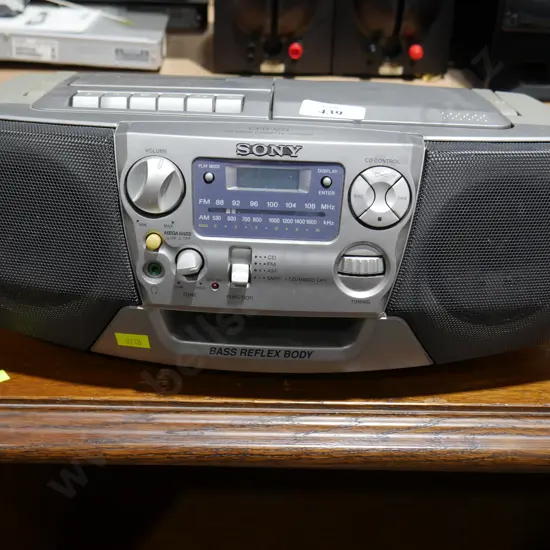 Sony cd radio tape player