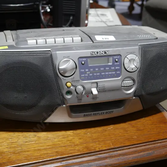 Sony cd radio tape player