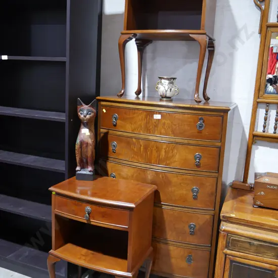 Set of drawers, pair of bedside units