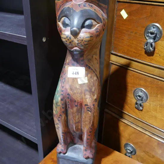 Wooden cat