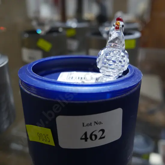 Swarovski Crystal hen in original case