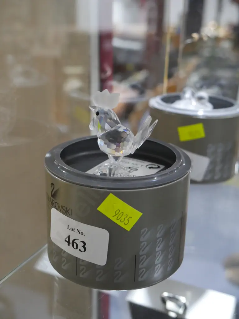 Swarovski Crystal Rooster in original case Image 1++