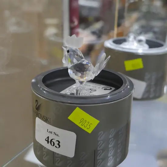 Swarovski Crystal Rooster in original case