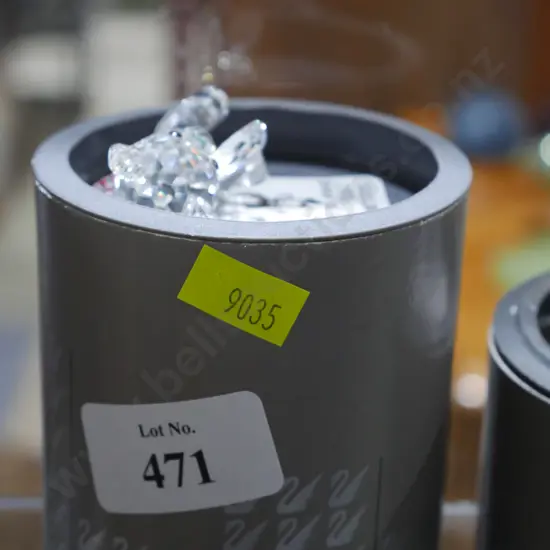 Swarovski Crystal  teddy bear in original case