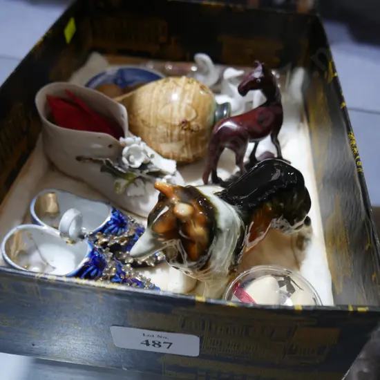 Animal figurines etc