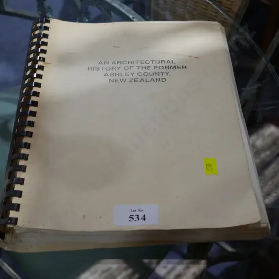 An architectural history of the former Ashley county, NZ