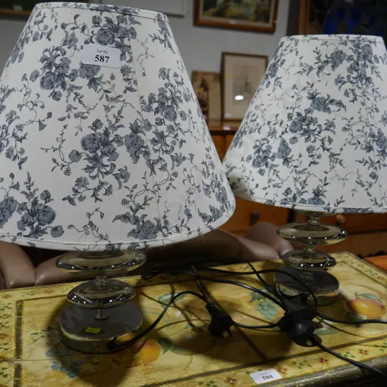 Pair of table lamps