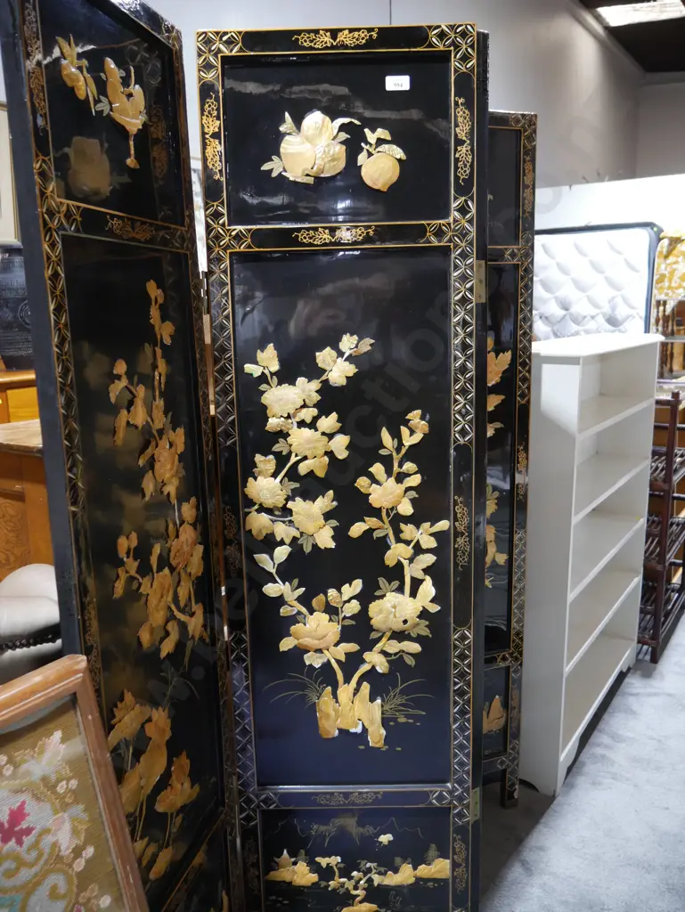 Chinese lacquer screen Image 1++