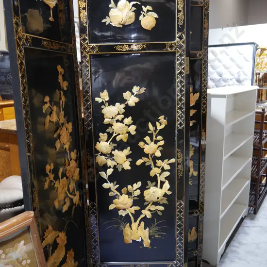 Chinese lacquer screen