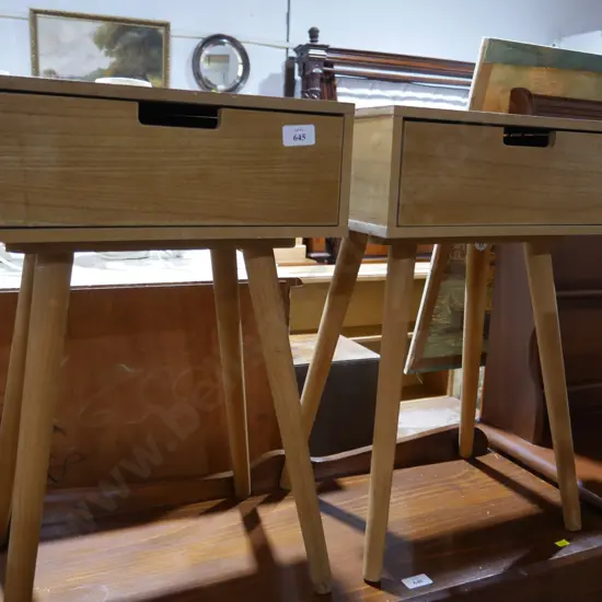 Pair of bedside drawers