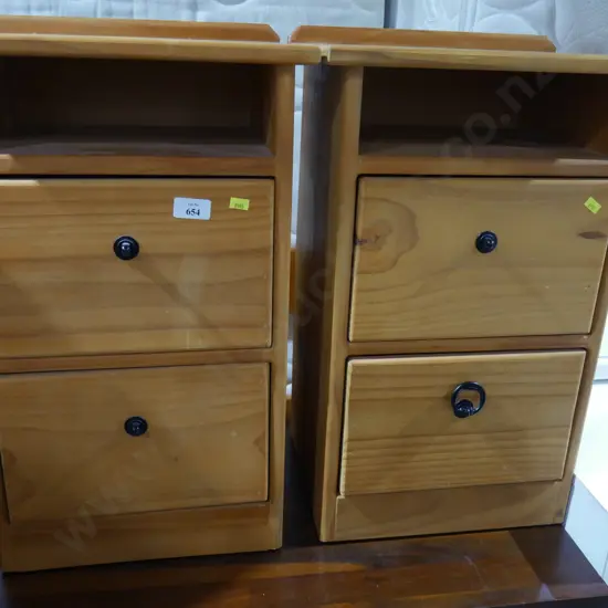 Pair of bedside drawers