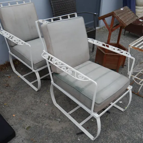 2 outdoor chairs
