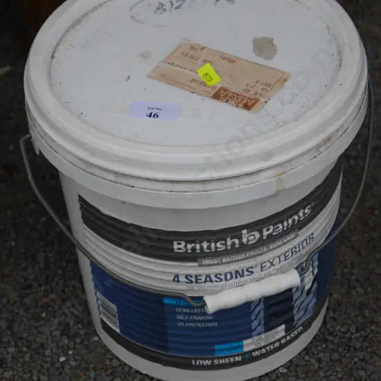 Bucket of paint