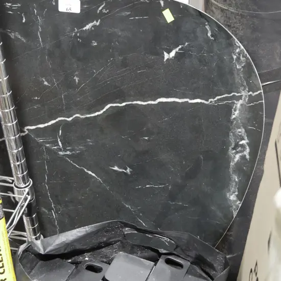 Marble top coffee table