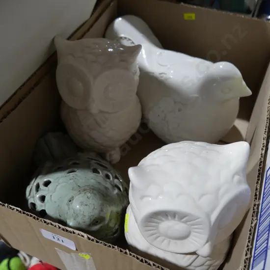 Owl & bird figurines