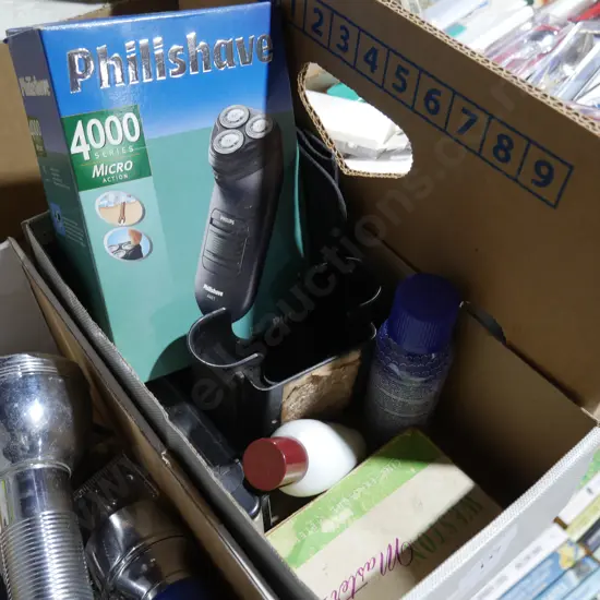 Philishave, light meter etc