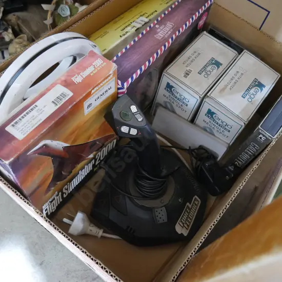 Joystick, light fittings etc