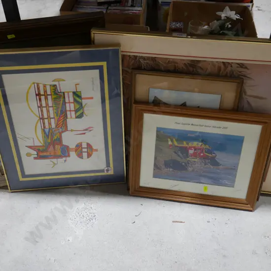 Framed artworks