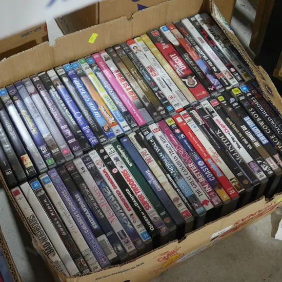Box of DVD's