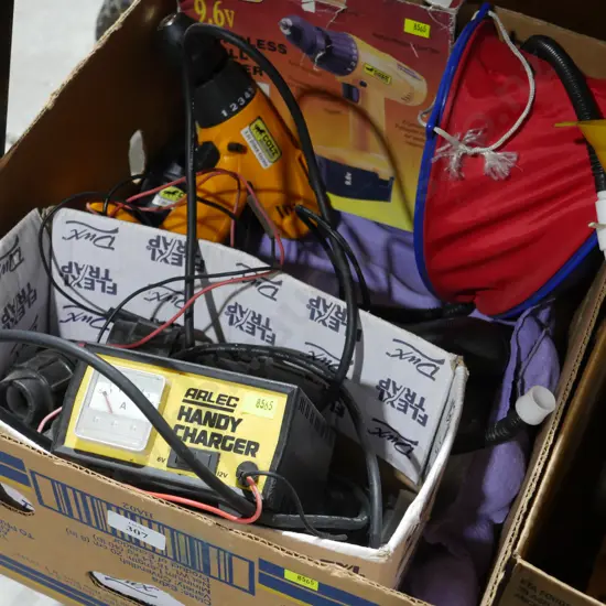 Battery charger , drill ect