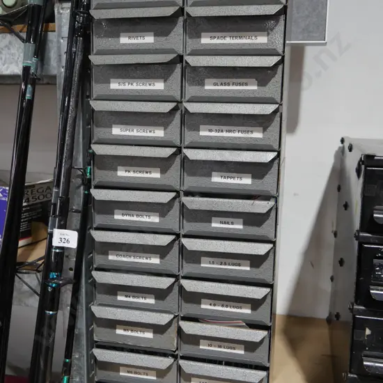 Tin hobbies draws and contents