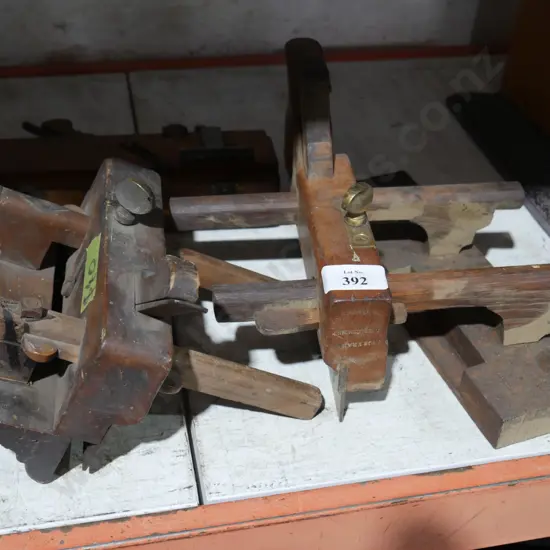 3 vintage wood planes