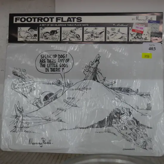 Footrot flats place mats