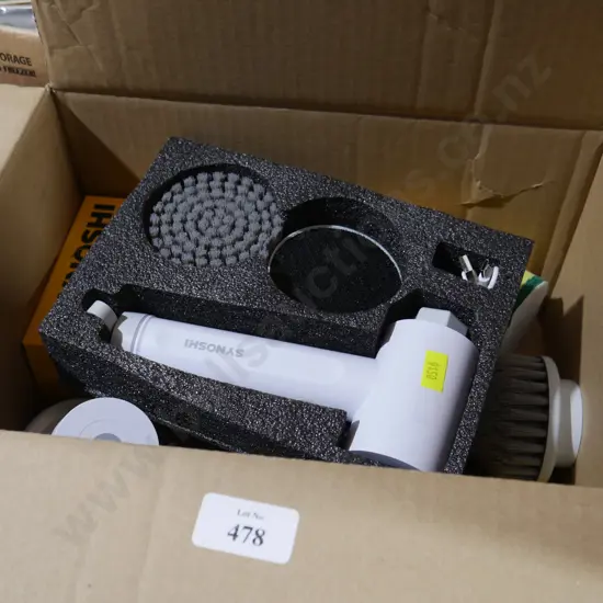 Battery orbital cleaner