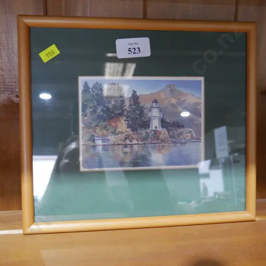 John Brasell print, Akaroa