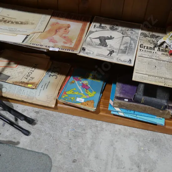 Advertising show cards etc