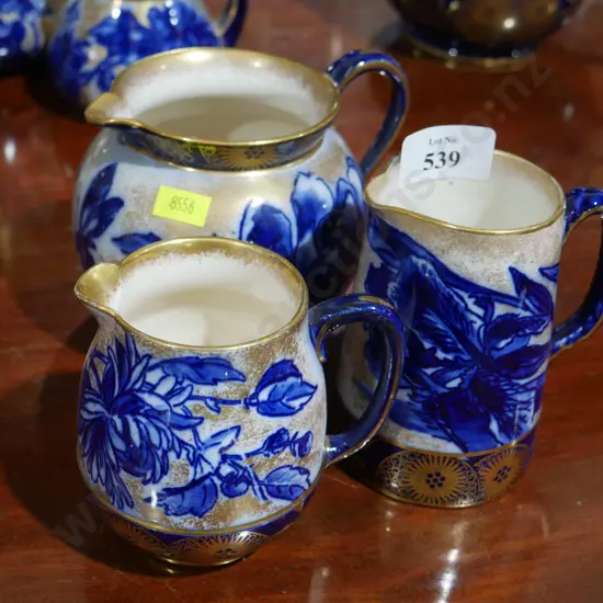 Royal Doulton Blue Iris jugs