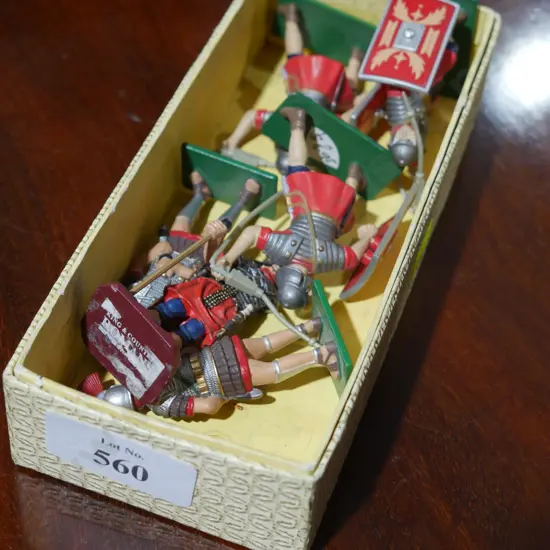 Metal soldier figures