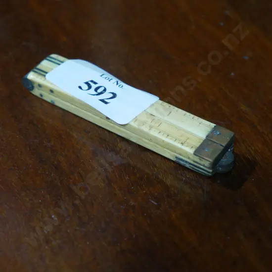 1 foot ivory ruler A/F