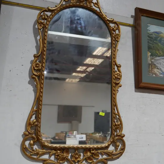 Gilt frame mirror