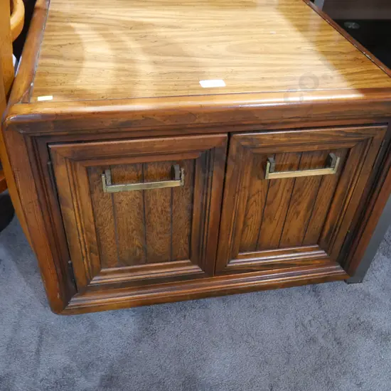 Square wooden cabinet