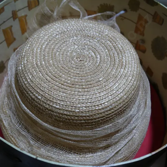 Hat box and hats